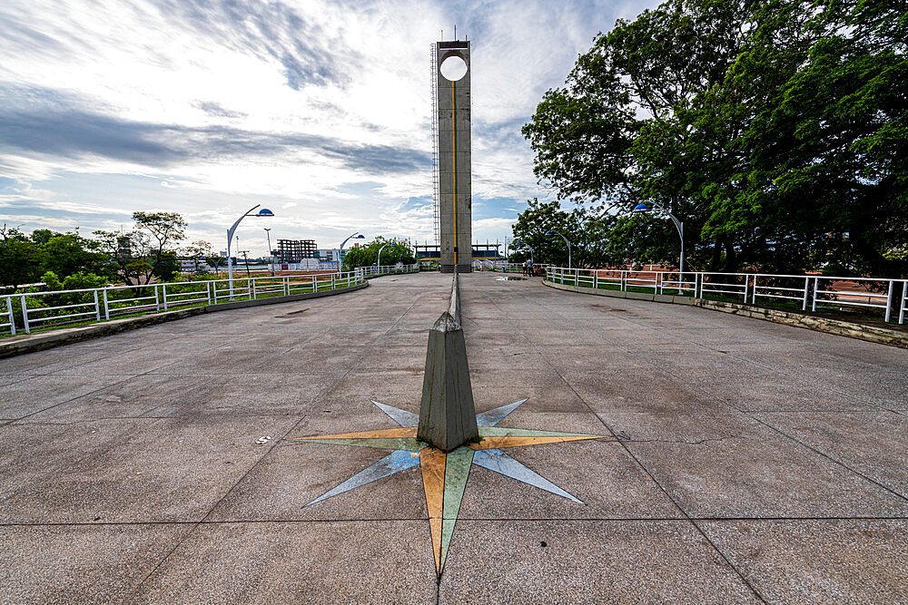 Monument on the Equator, Macapa, Amapa, Brazil, South America