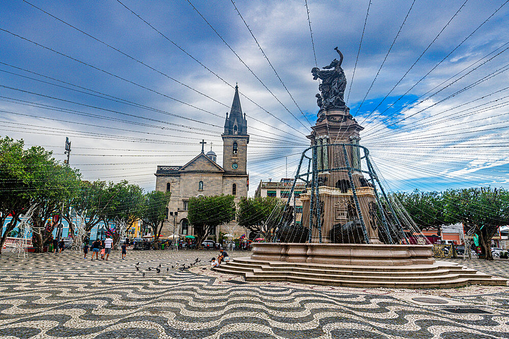 San Sebastian square, Manaus, Amazonas state, Brazil, South America