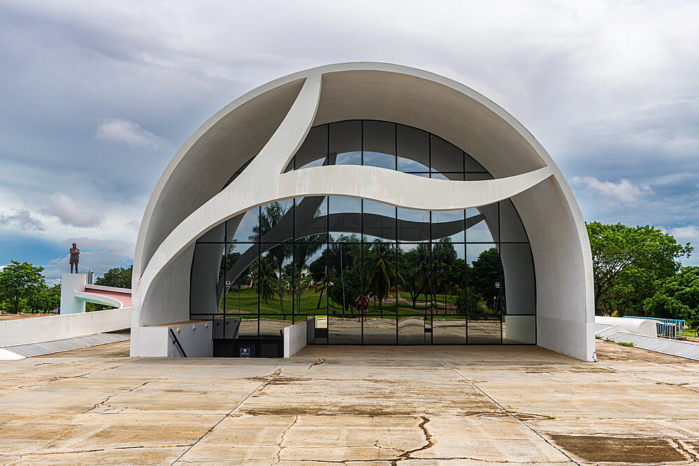 Oscar Niemeyers Memorial Coluna Prestes, Palmas, Tocantins, Brazil, South America