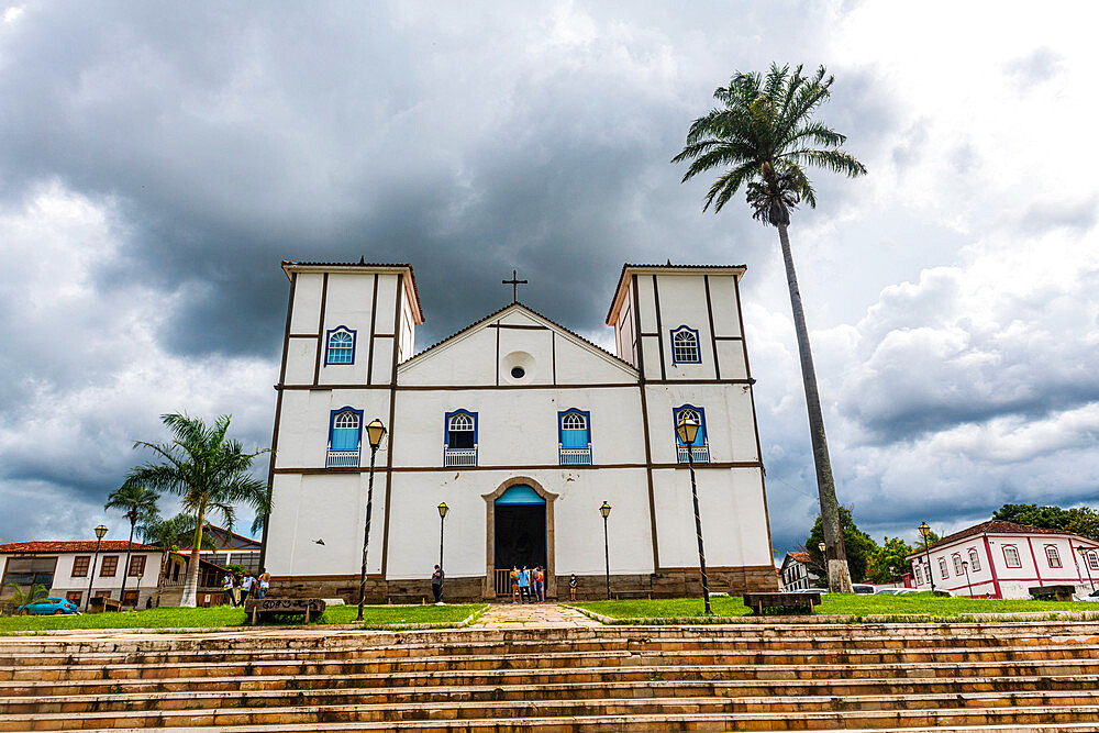 Igreja de Nosso Senhor do Bonfim, Pirenopolis, Goias, Brazil, South America