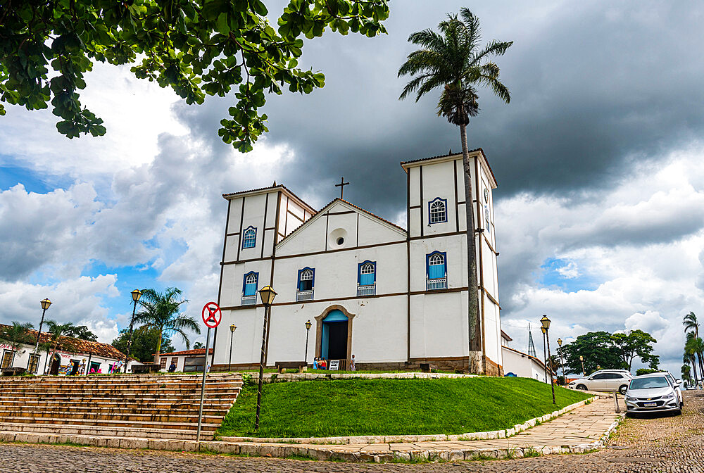 Igreja de Nosso Senhor do Bonfim, Pirenopolis, Goias, Brazil, South America