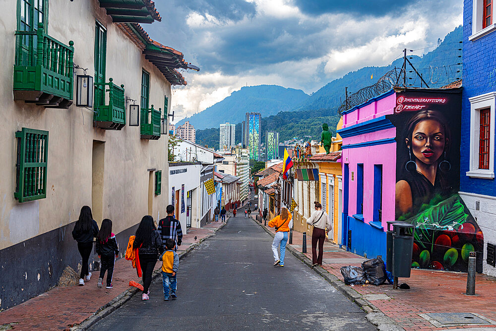 Candelaria neighbourhood, Bogota, Colombia, South America