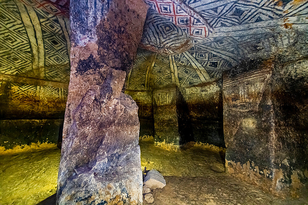 Pre-Columbian hypogea or tombs, UNESCO World Heritage Site, Tierradentro, Colombia, South America