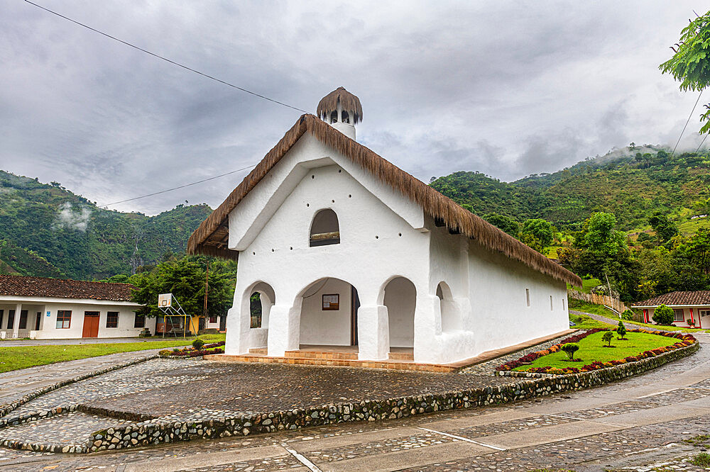 Traditional church of San Andres de Pisimbala, UNESCO World Heritage Site, Tierradentro, Colombia, South America