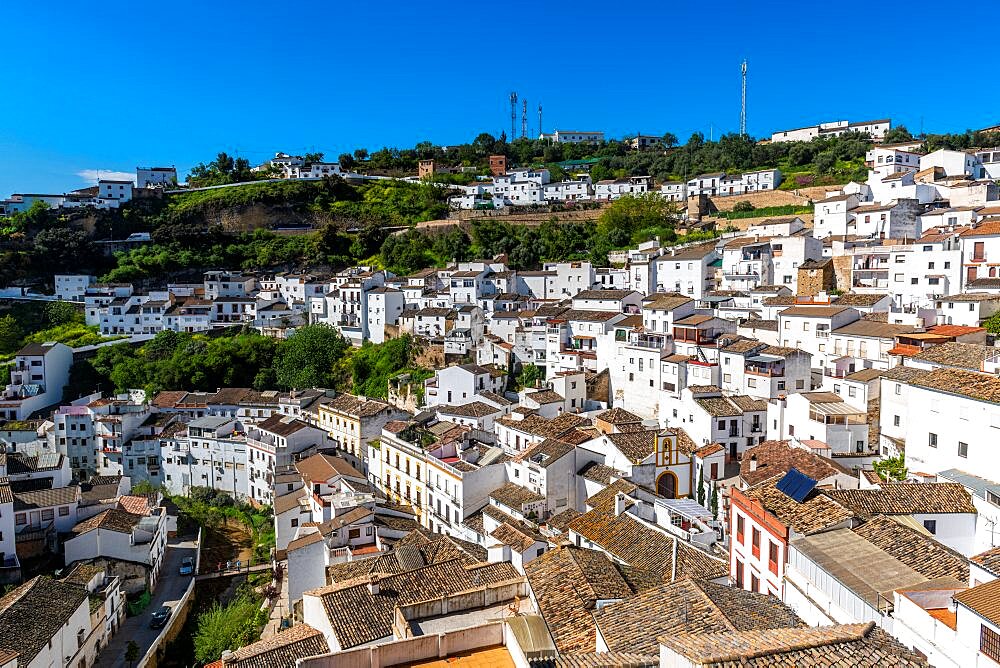 Overlook over Setenil de las Bodegas, Andalucia, Spain