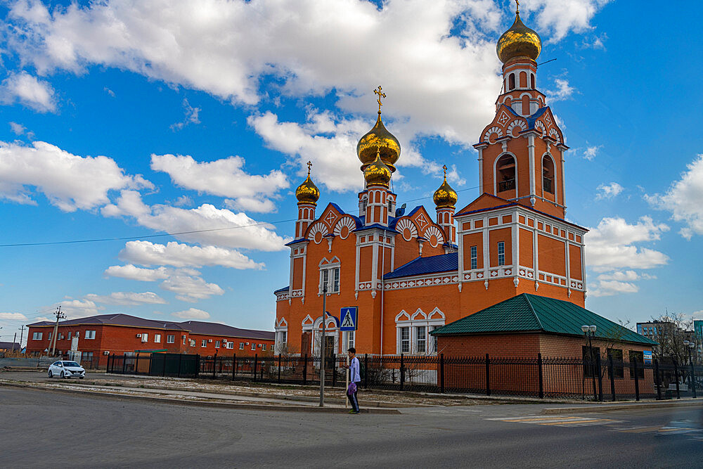 Dormition Cathedral, Atyrau, Caspian Sea, Kazakhstan, Central Asia, Asia