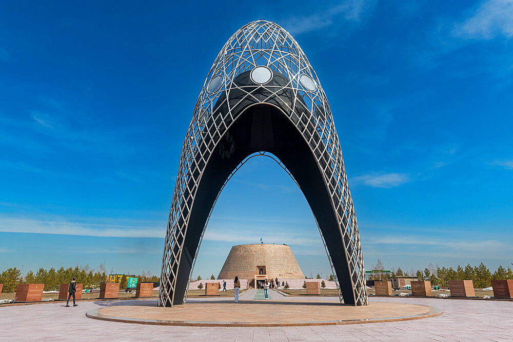 Memorial Alzhir, Nur Sultan, formerly Astana, capital of Kazakhstan, Central Asia, Asia