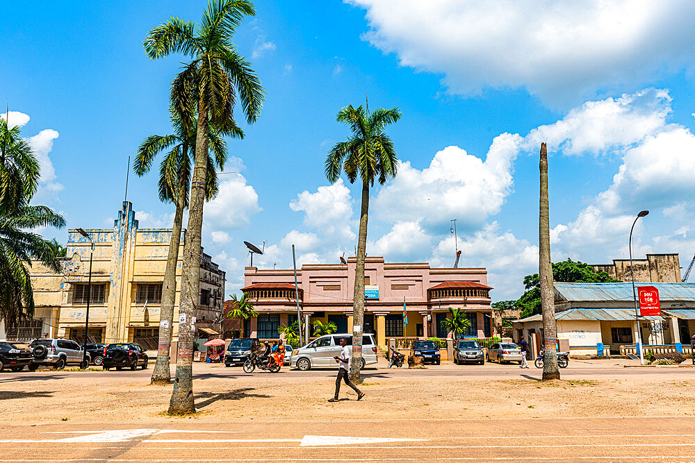 Colonial center, Kisangani, Democratic Republic of the Congo, Africa