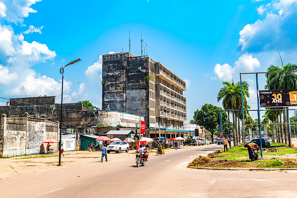 Colonial center, Kisangani, Democratic Republic of the Congo, Africa