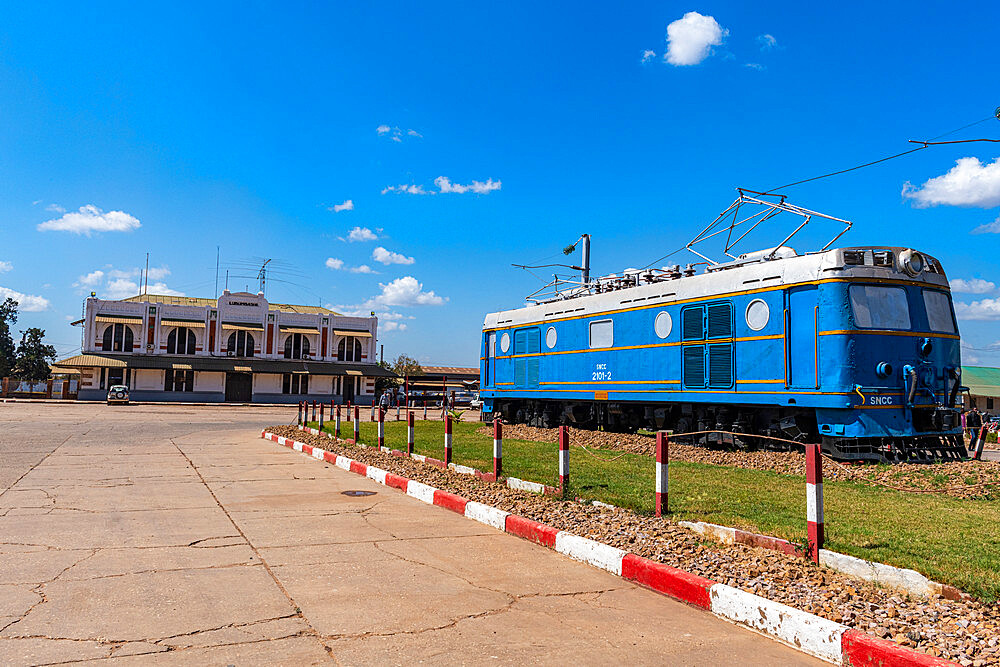 Train station of Lubumbashi, Democratic Republic of the Congo, Africa