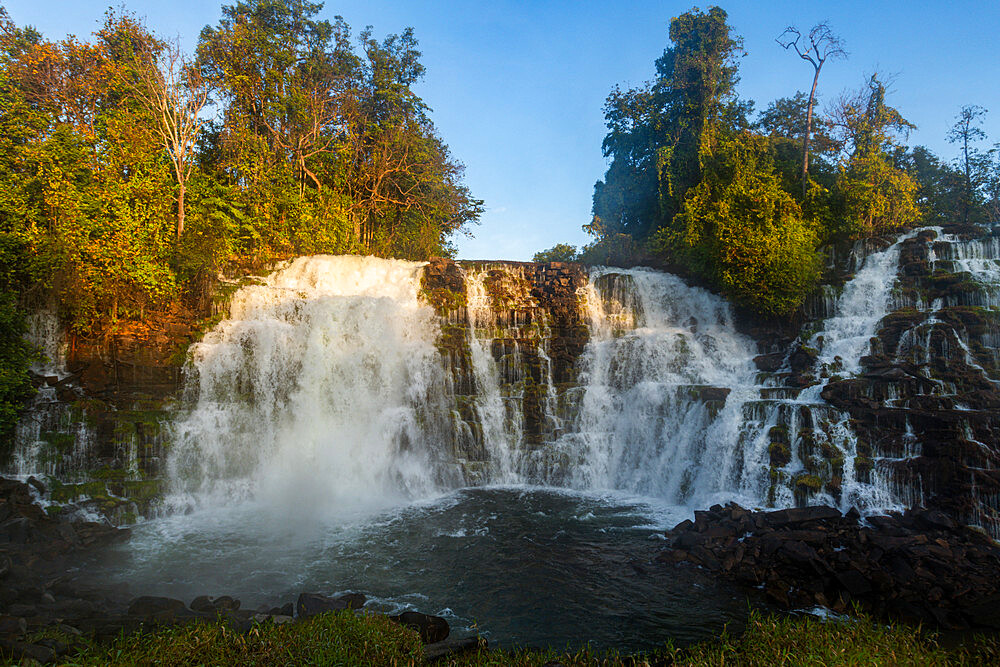 Kabwelume Waterfalls on the Kalungwishi River, northern Zambia, Africa