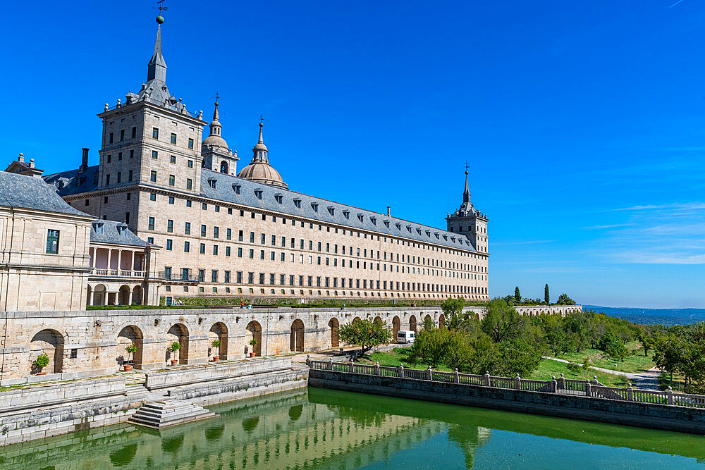 El Escorial (Royal Site of San Lorenzo de El Escorial), UNESCO World Heritage Site, near Madrid, Spain, Europe