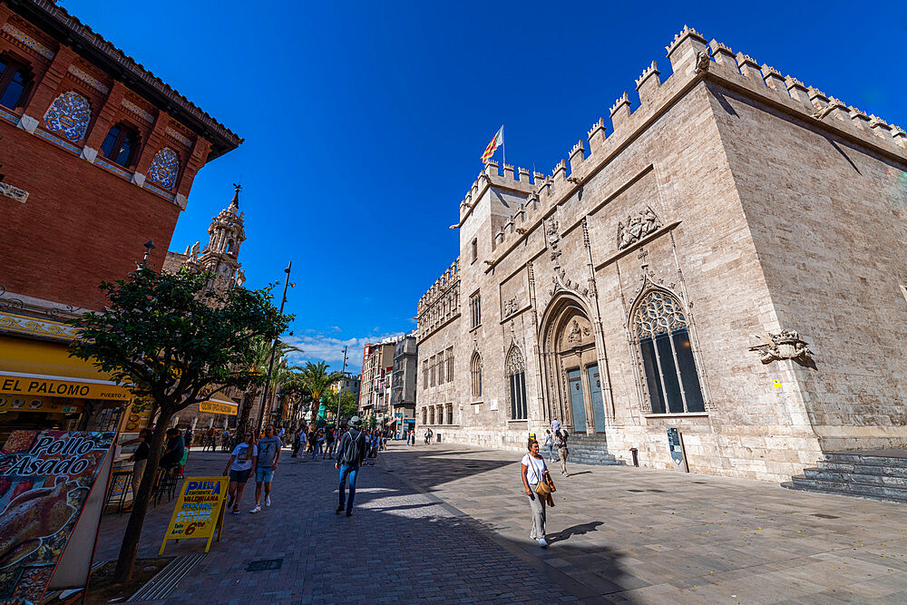 Lonja de la Seda Palace, UNESCO World Heritage Site, Valencia, Spain, Europe