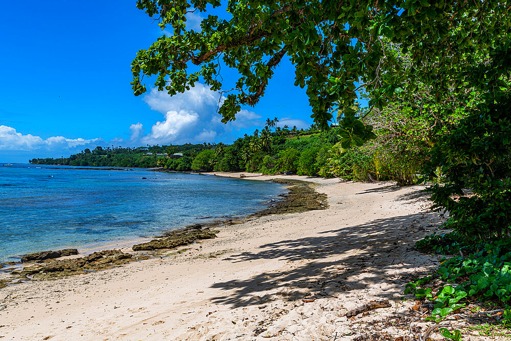 White sand beach, Taveuni, Fiji, South Pacific, Pacific