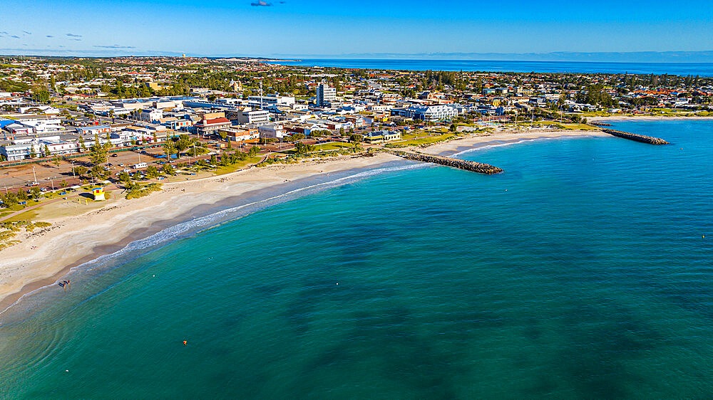 Aerial of Geraldton, Western Australia, Australia, Pacific