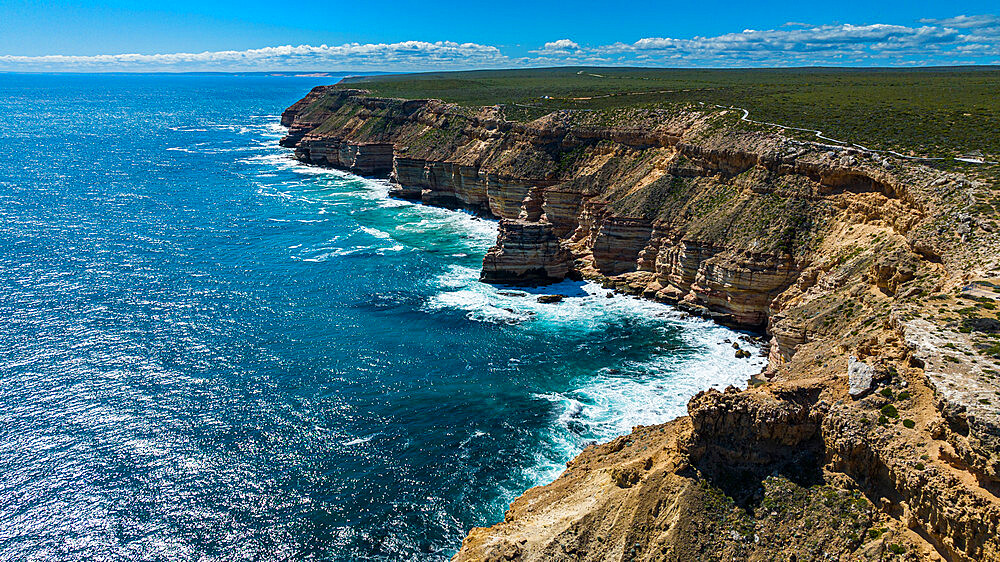 Aerial of the Kalbarri National Park, Western Australia, Australia, Pacific