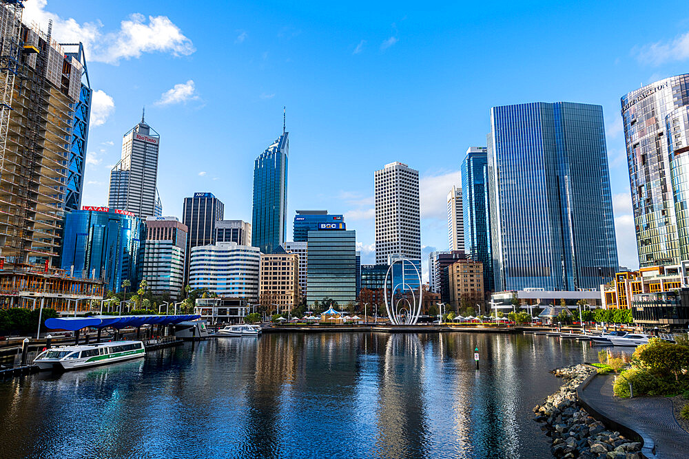 Business towers, Elizabeth Quay, Perth, Western Australia, Australia, Pacific