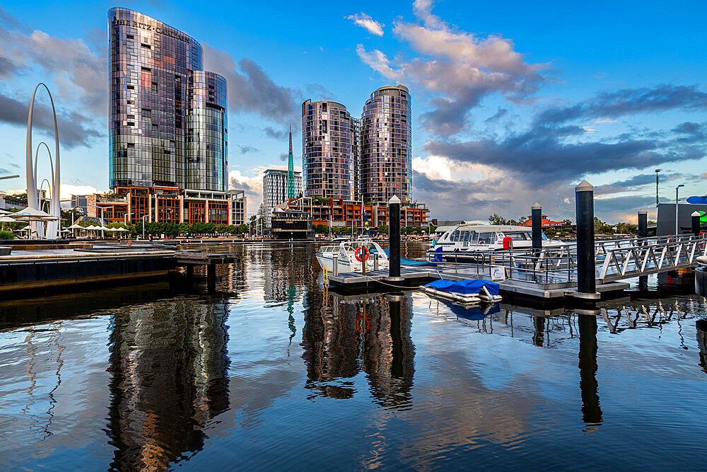 Business towers, Elizabeth Quay, Perth, Western Australia, Australia, Pacific