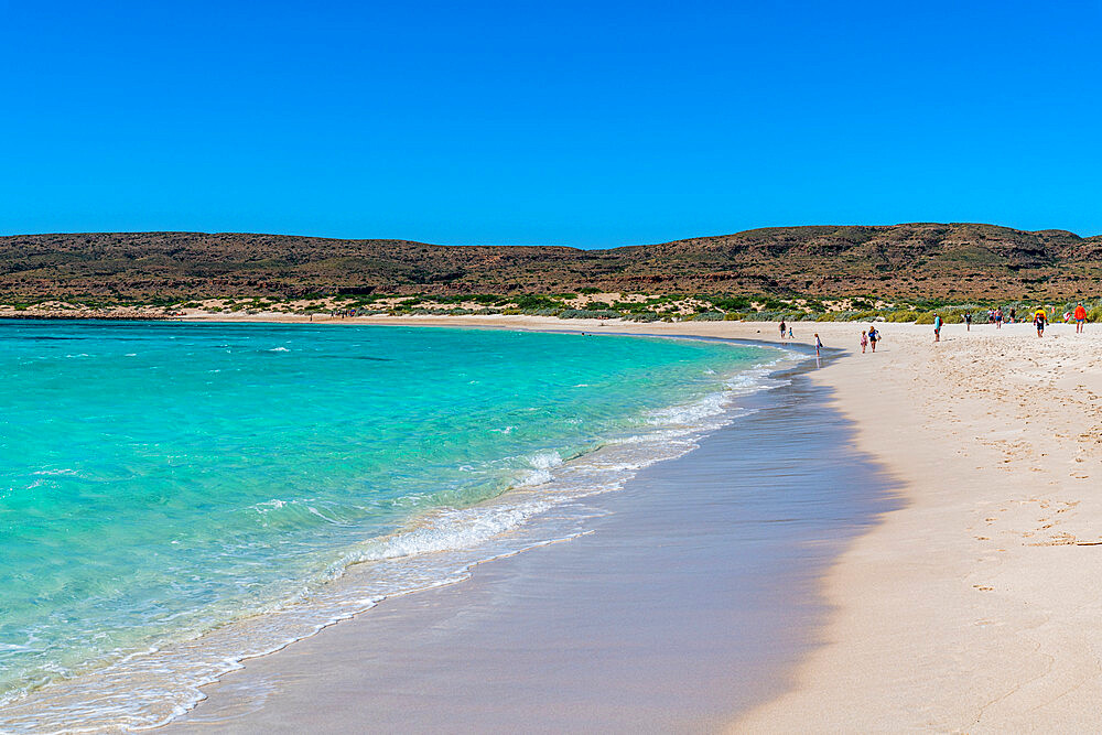 White sand beach at Turquoise Bay, Ningaloo Reef, UNESCO World Heritage Site, Exmouth, Western Australia, Australia, Pacific