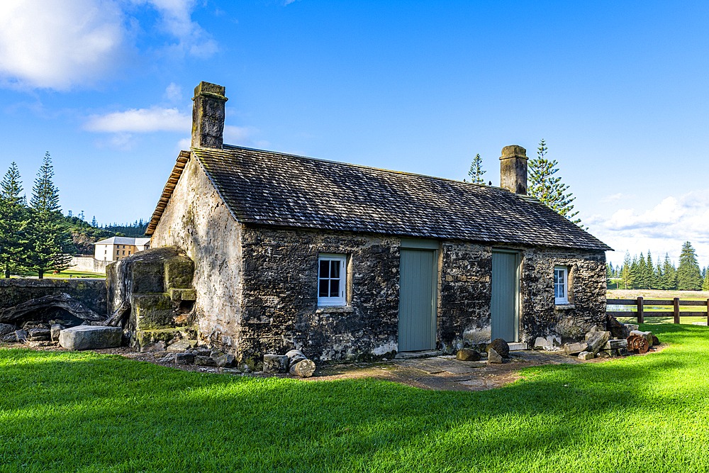 Old ruins, Kingston and Arthur's Vale Historic Area, UNESCO World Heritage Site, Norfolk Island, Australia, Pacific