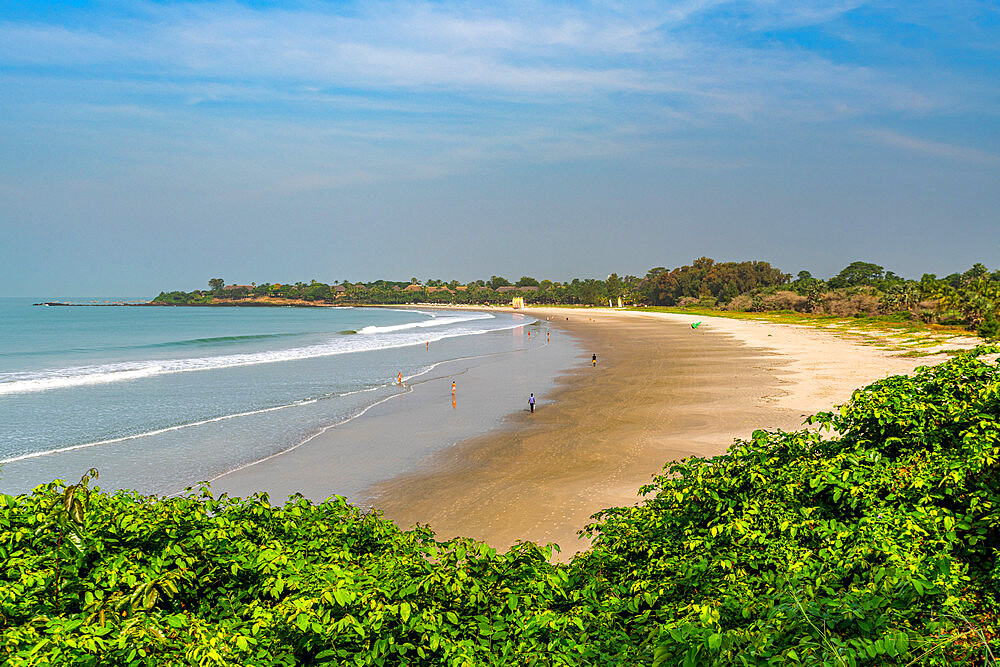 Beautiful sandy beach, Cap Skirring, Casamance, Senegal, Africa