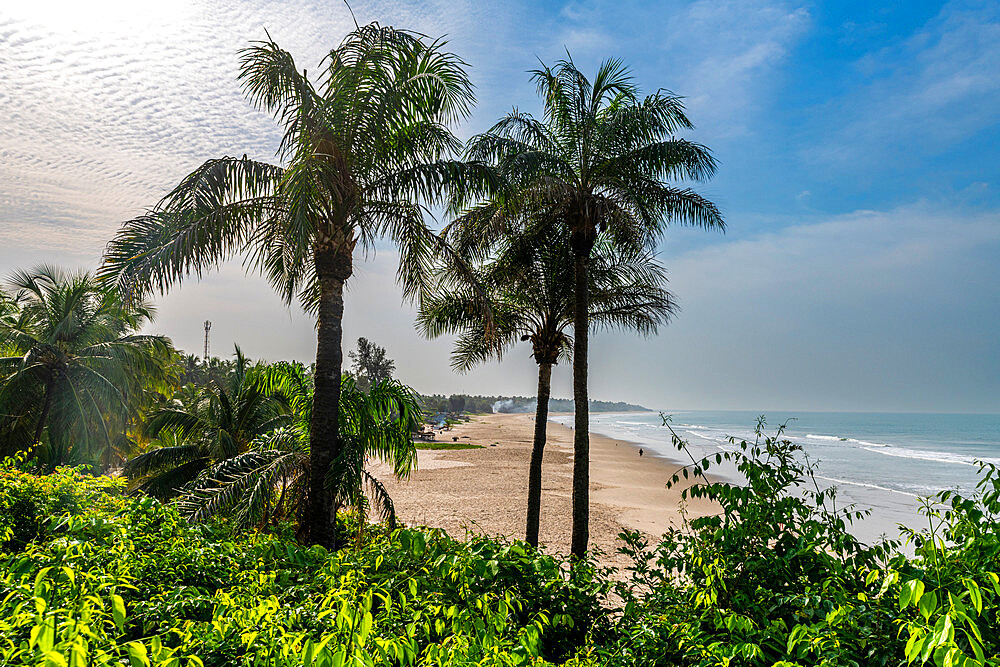 Beautiful sandy beach, Cap Skirring, Casamance, Senegal, Africa