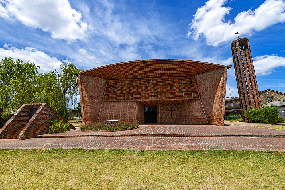 Church of Atlantida (Church of Christ the Worker and Our Lady of Lourdes), the work of engineer Eladio Dieste, UNESCO World Heritage Site, Canelones department, Uruguay, South America