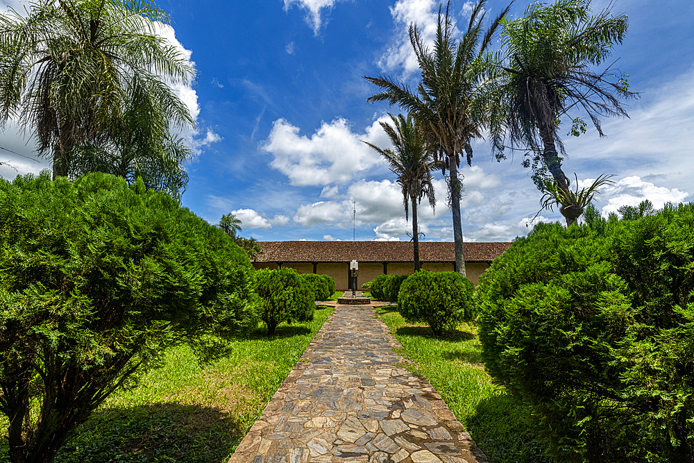 Inner Yard, San Javier Mission, Jesuit Missions of Chiquitos, UNESCO World Heritage Site, Santa Cruz department, Bolivia, South America