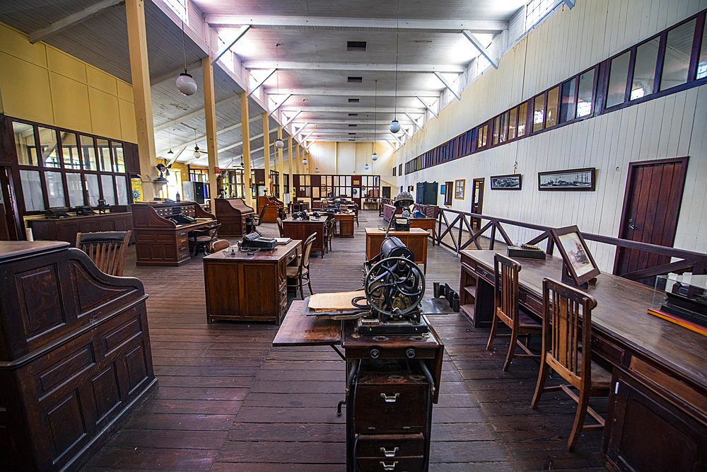 Old office, Fray Bentos Industrial Landscape, UNESCO World Heritage Site, Uruguay, South America