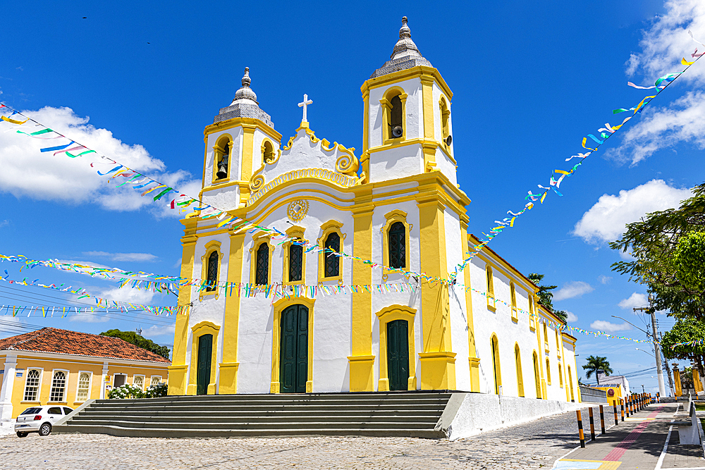 Matriz Sagrado Coracao de Jesus church, Laranjeiras, Sergipe, Brazil, South America