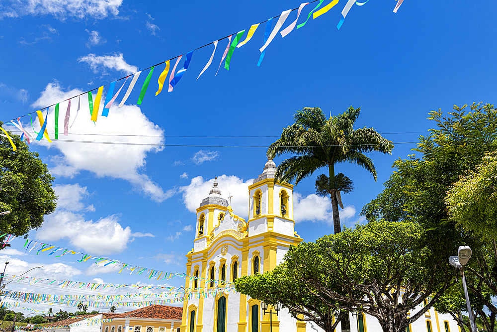 Matriz Sagrado Coracao de Jesus church, Laranjeiras, Sergipe, Brazil, South America