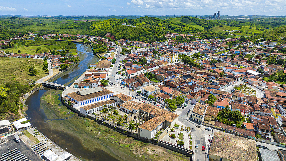 Aerial of Laranjeiras, Sergipe, Brazil, South America