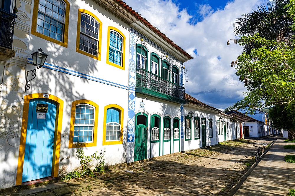 Colonial buildings, Paraty, UNESCO World Heritage Site, Brazil, South America