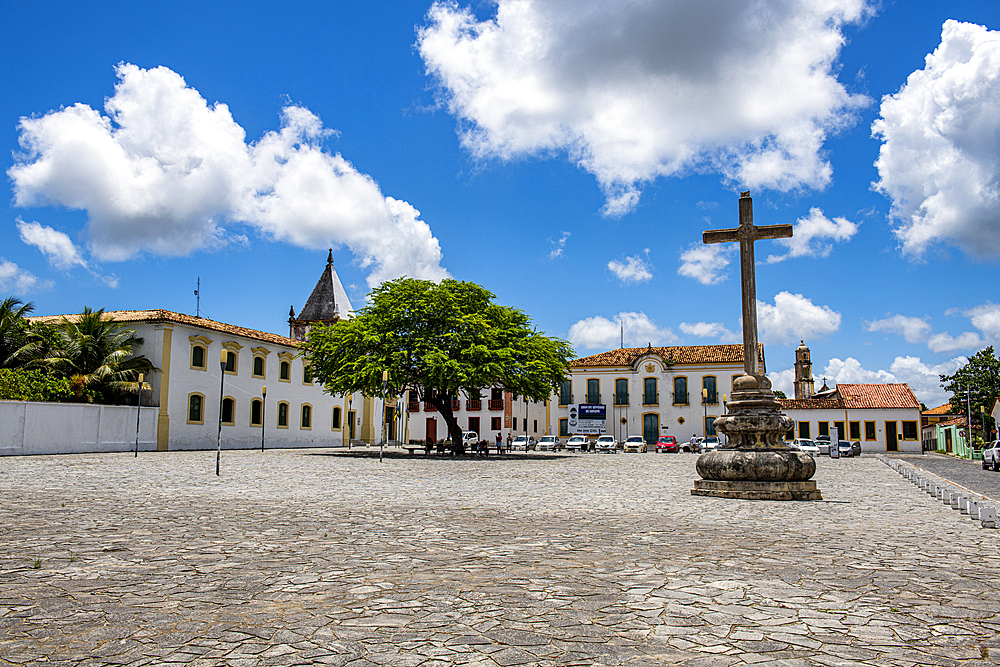 Sao Francisco Church, Sao Francisco Square, UNESCO World Heritage Site, Sao Cristovao, Sergipe, Brazil, South America