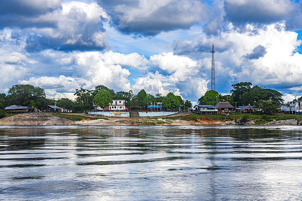 Border town of San Carlos, Rio Negro, Venezuela, South America