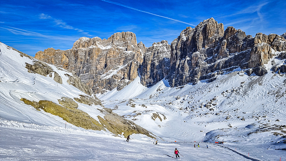 Secret valley, Lagazuoi mountain, Dolomites National Park, UNESCO World Heritage Site, South Tyrol, Italy, Europe