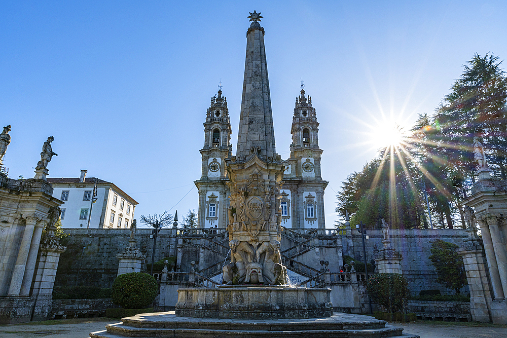 Sanctuary of Nossa Senhora dos Remedios, Lamego, Douro River, Portugal, Europe