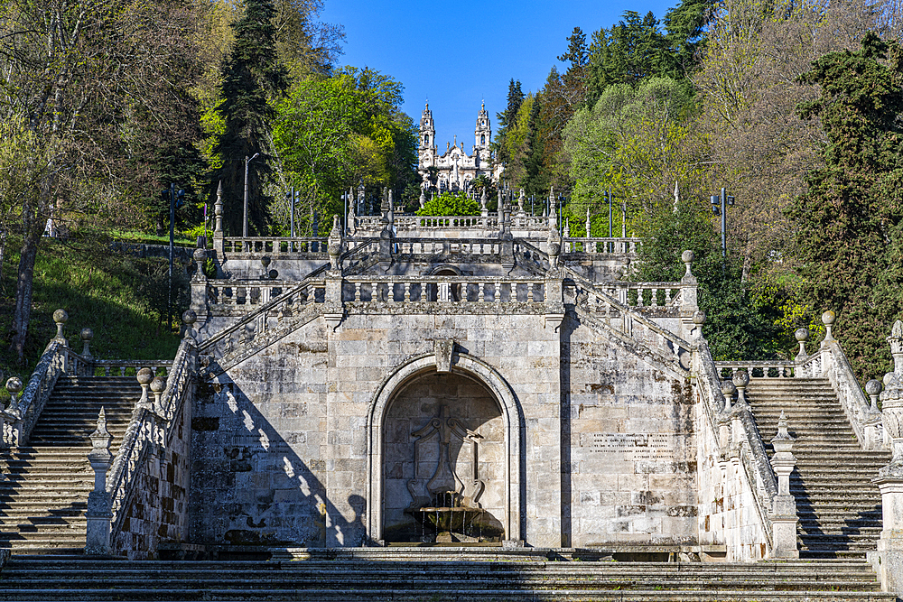 Sanctuary of Nossa Senhora dos Remedios, Lamego, Douro River, Portugal, Europe