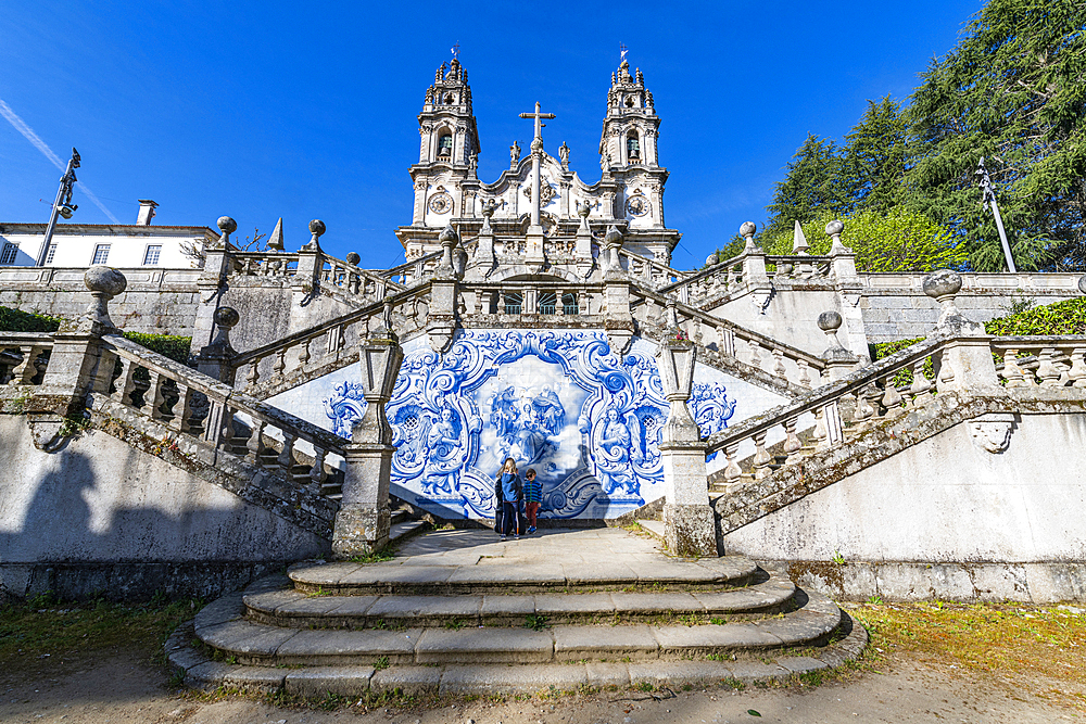 Sanctuary of Nossa Senhora dos Remedios, Lamego, Douro River, Portugal, Europe