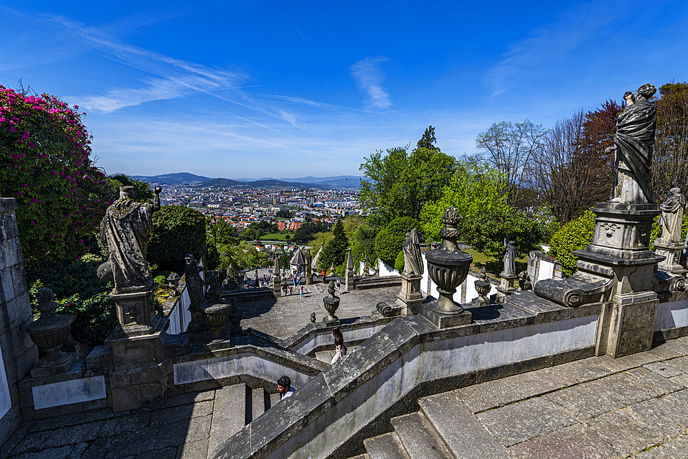 Sanctuary of Bom Jesus do Monte, UNESCO World Heritage Site, Braga, Minho, Portugal, Europe