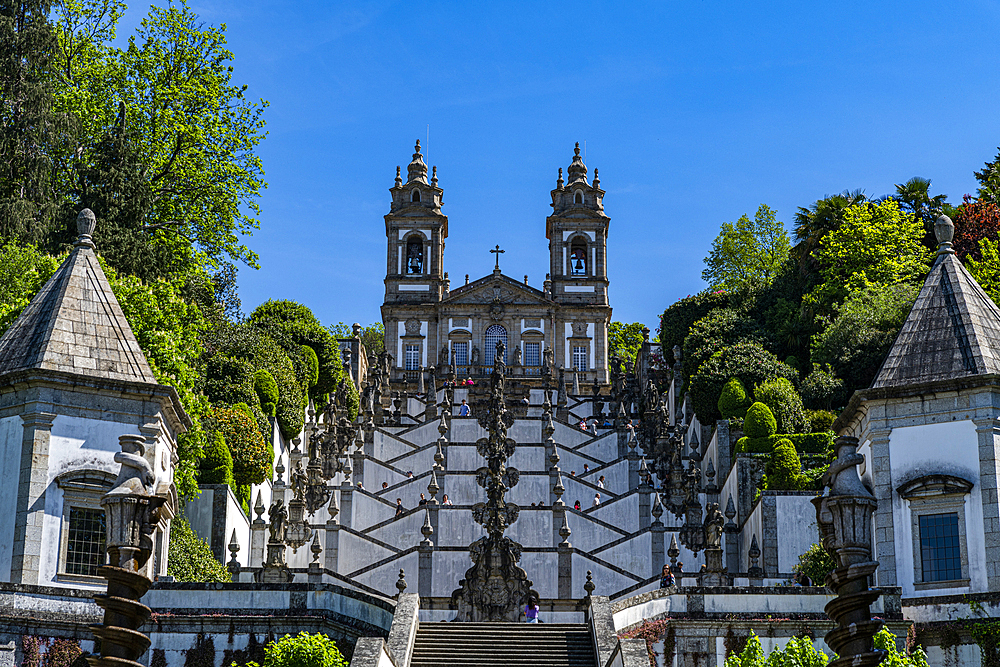 Sanctuary of Bom Jesus do Monte, UNESCO World Heritage Site, Braga, Minho, Portugal, Europe