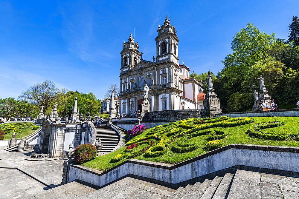 Sanctuary of Bom Jesus do Monte, UNESCO World Heritage Site, Braga, Minho, Portugal, Europe