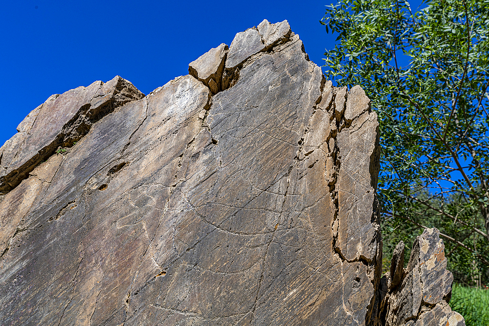 Rock art, Vale de Coa, UNESCO World Heritage Site, Portugal, Europe