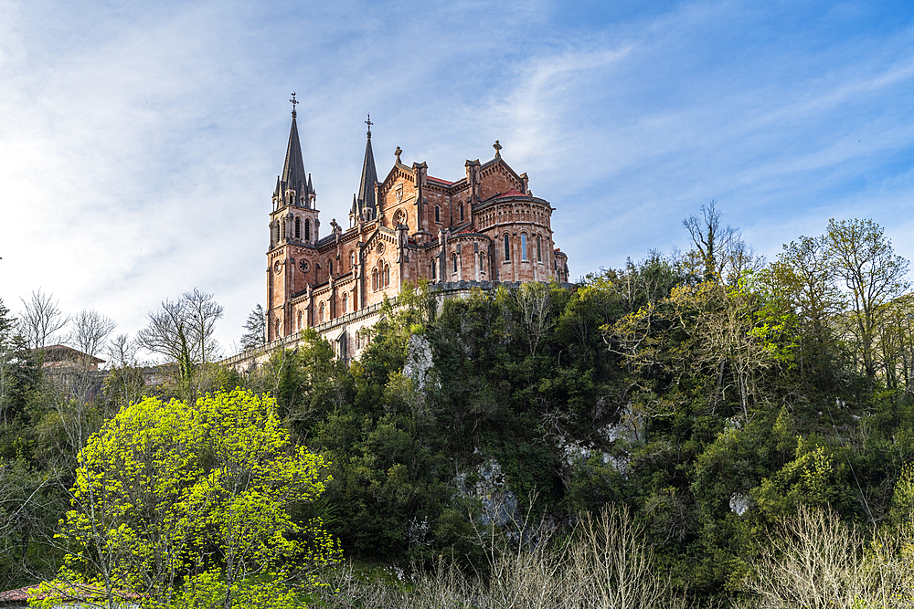 Basílica de Santa María la Real de Covadonga, Picos de Europa National Park, Asturias, Spain, Europe