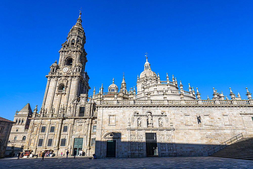 Cathedral, Santiago de Compostela, UNESCO World Heritage Site, Galicia, Spain, Europe