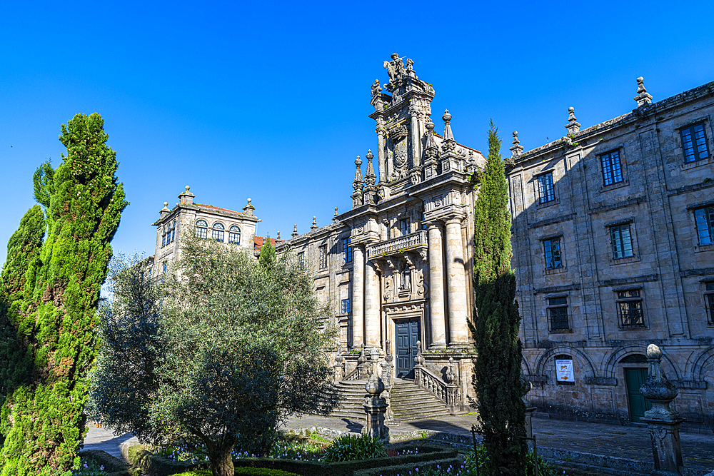 San Martino Pinario Monastery, Santiago de Compostela, UNESCO World Heritage Site, Galicia, Spain, Europe