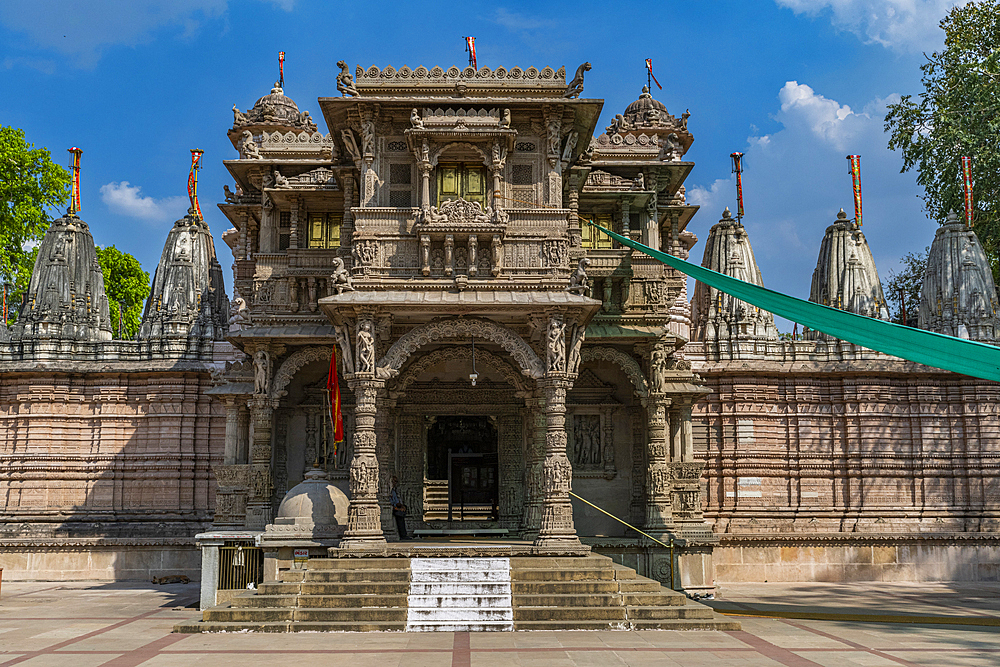 Hutheesing Jain Temple, Ahmedabad, Gujarat, India, Asia