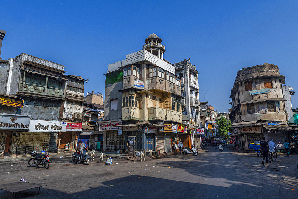 Old town, UNESCO World Heritage Site, Ahmedabad, Gujarat, India, Asia