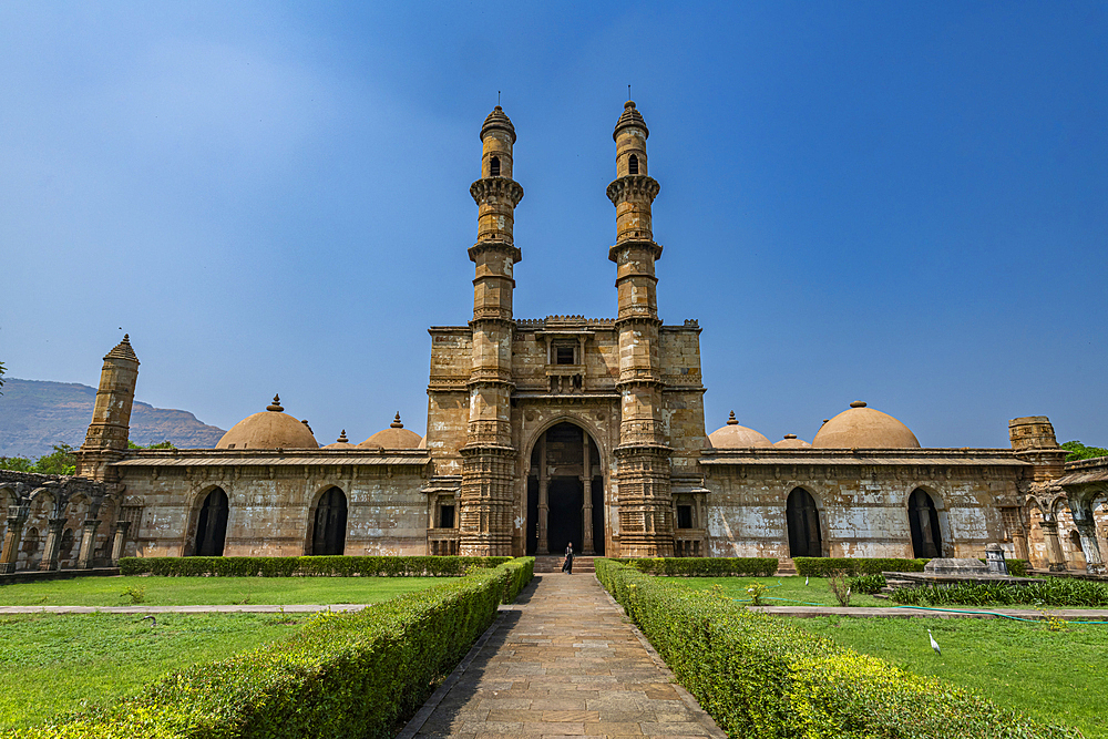 Jami Mosque, Champaner-Pavagadh Archaeological Park, UNESCO World Heritage Site, Gujarat, India, Asia