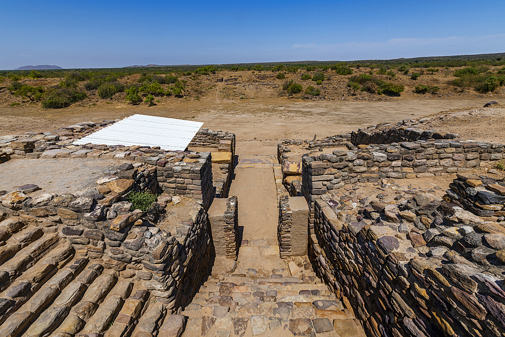 Archaeological Park, UNESCO World Heritage Site, Dholavira, Gujarat, India, Asia